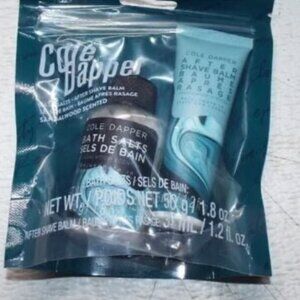 4 Cole Dapper Bath Salts Men After Shave n Hand Cream Bath + After Shave, Salt
